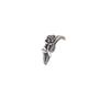 Retro style old flower three-dimensional rose ring simple niche ring