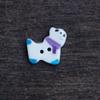 Exquisite UK Handmade Jingdezhen Ceramic Puppy Buttons for DIY Clothing