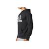 Adidas Printed Logo Knit Hoodie Men Tops Black CV6801