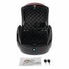 Motorcycle Tail Box Fashion E-bike Top Luggage Carrier Box Full Helmet Storage Box 32L Universal Plastic Trunk