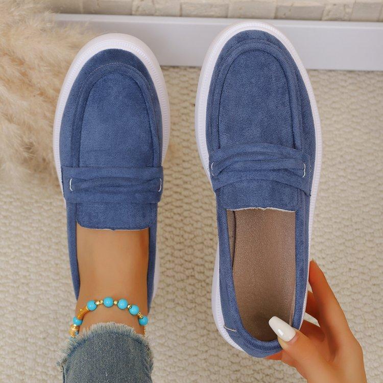 Loafers Single Shoes Women's Spring and Autumn 2025 New Foreign Trade Large Size Shallow Mouth One Pedal Lazy Flat Bottom Doudou Single Shoes