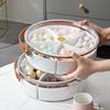 Transparent Home Coffee Table Storage Box Portable With Lid Dried Fruit Box Sealed Snacks Sugar Box Melon Seeds Classification
