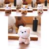 Mini Dog Plush Keychain Super Soft Stuffed Animal Backpack Decor Gift For Teens