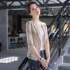 Lace Suit Printed Suit Slimming Korean Version Spring and Summer Fashion Lady Style Slim Thin Suit Coat Women's Sunscreen