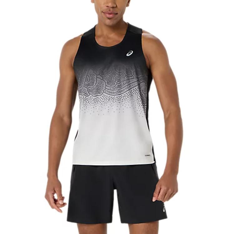 Asics Actibreeze Mesh Breathable Gradient Running Vest Men Vests 2011D522-001 XL