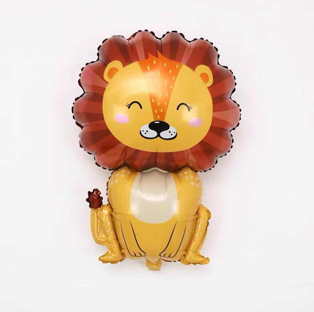 Cartoon Animal Balloons: Elephant, Monkey, Cat - Aluminum Film Birthday Party Decorations