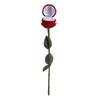 1pc Portable 3D Red Rose Jewelry Box Wedding Ring Gift Box Earring Storage Display Stand Earring Ring Gift Box