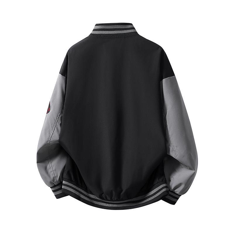 2026 Men's American Retro Digital Embroidery Baseball Jacket - Trendy, Versatile Casual Outerwear