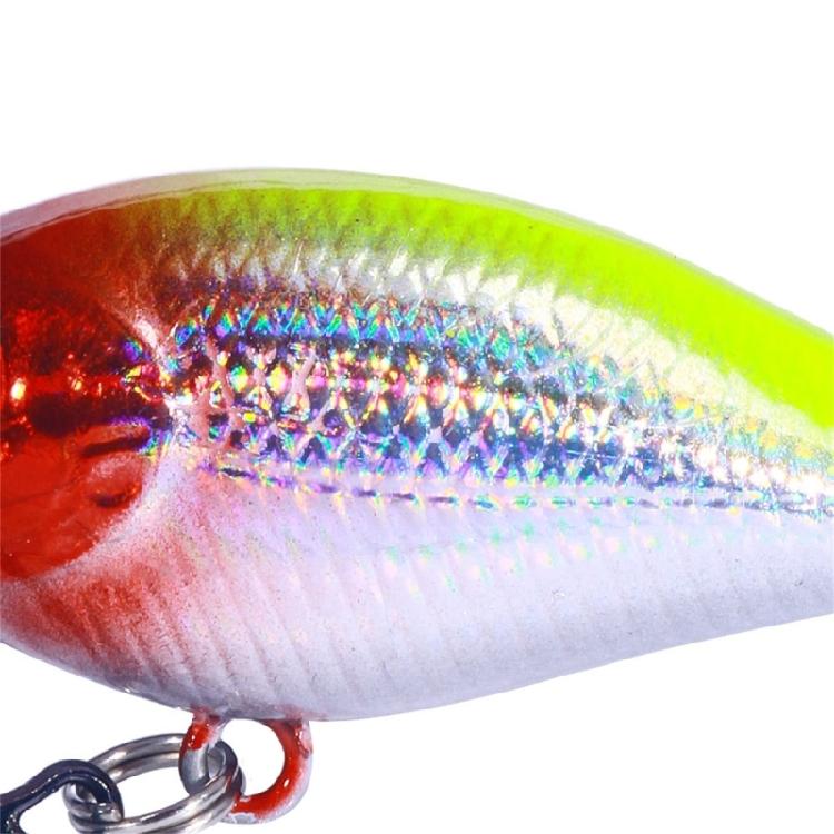 5Pcs Small Crankbait Wobbler Artificial Hard Baits Topwater Crank Wobbler with Tackle Box Plastic Fishing Baits