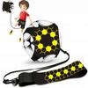 Einstellbarer Fußball-Kicktrainer, Fußball-Trainingsgerät, Fußballtrainer, Solo-Übung, elastischer Gürtel, Sportunterstützung
