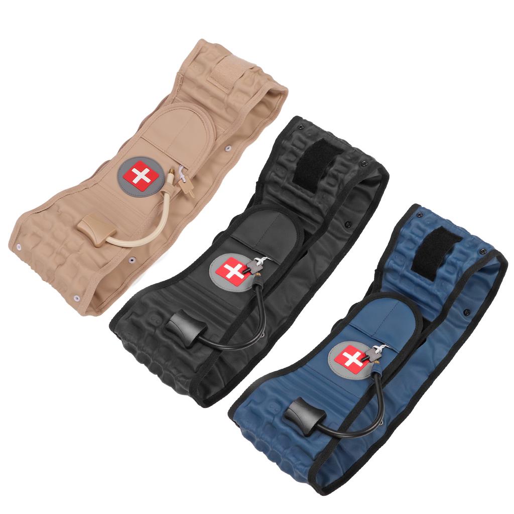 Lumbar Traction Belt Inflatable Improve Pain Back Decompression Belt Lumbar Support with Inflator