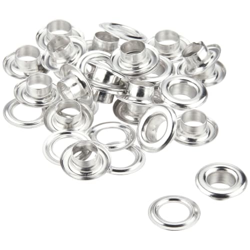 Bigman Double-Sided Eyelets, 8mm Aluminum, 20-Pack Replacement Balls