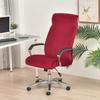 Soft Velvet Office Chair Covers Elastic Computer Chair Cover Non-Slip Gaming Seat Slipcover with Zipper Washable Chair Protector