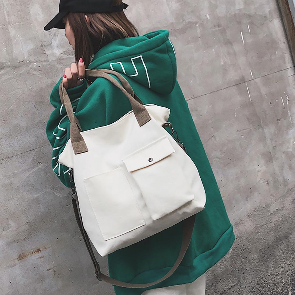 Women Literary  Messenger Bag Canvas Bag Shoulder Bag