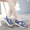 New 2025md Lightweight Sandals Casual Sports Comfortable Thick Sole Velcro Large Size Women's Shoes Fashionable And Versatile