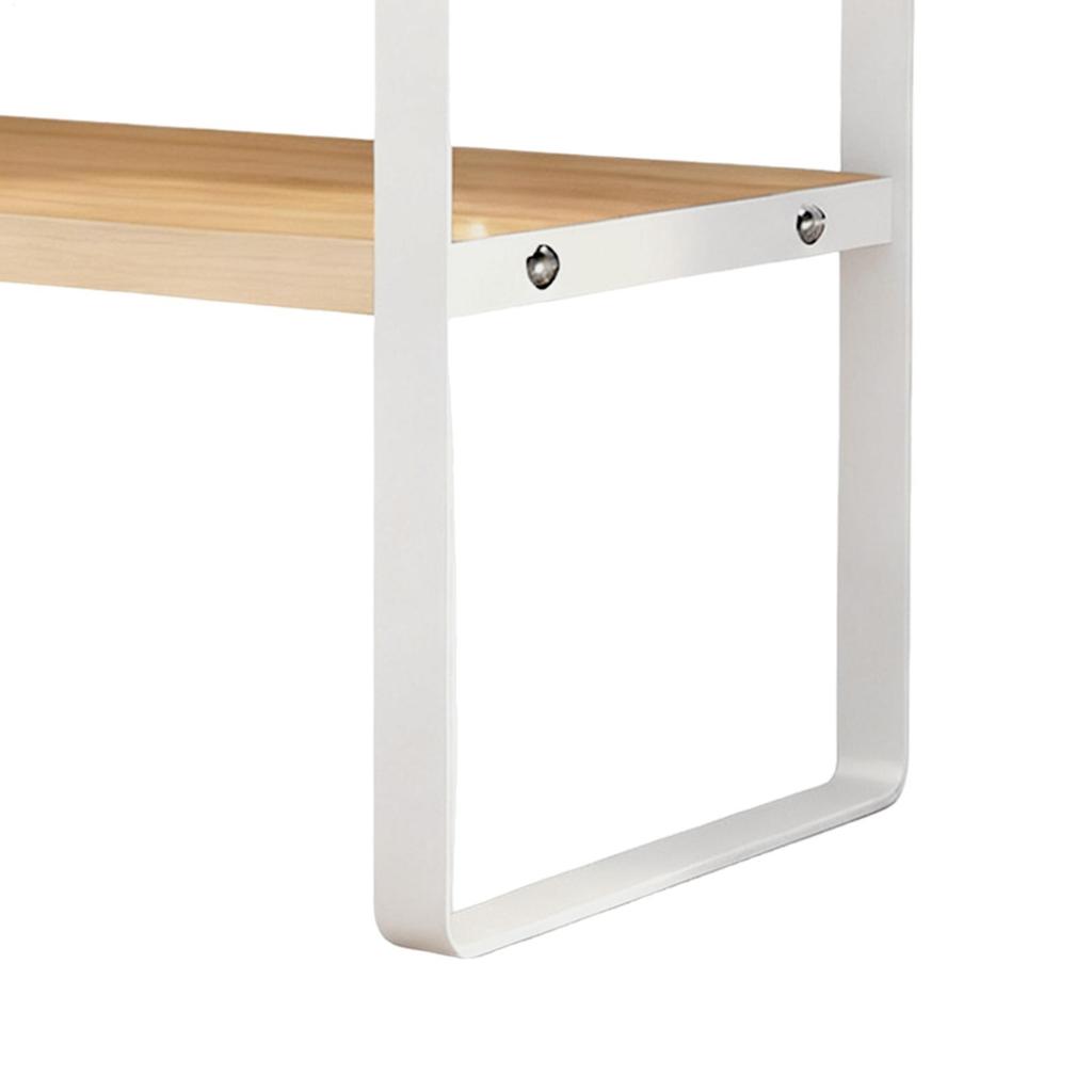 Desktop Organizer Shelf 2-Tier Modern Display Riser Kitchen Counter Desk Shelf Riser For Home Bedroom Pantry Table Countertop