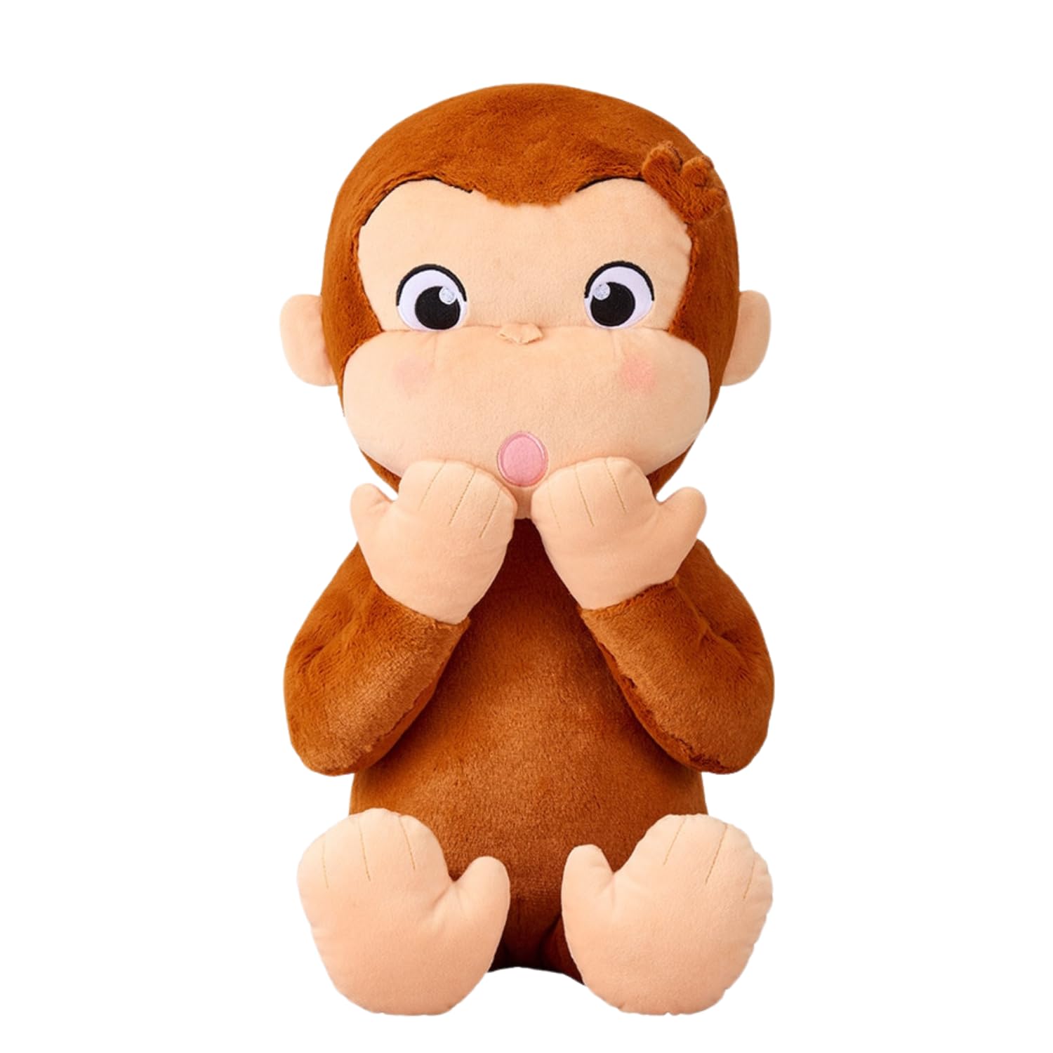 

Curious George Super Large Plush Toy - Embarrassing - Approx. 44cm