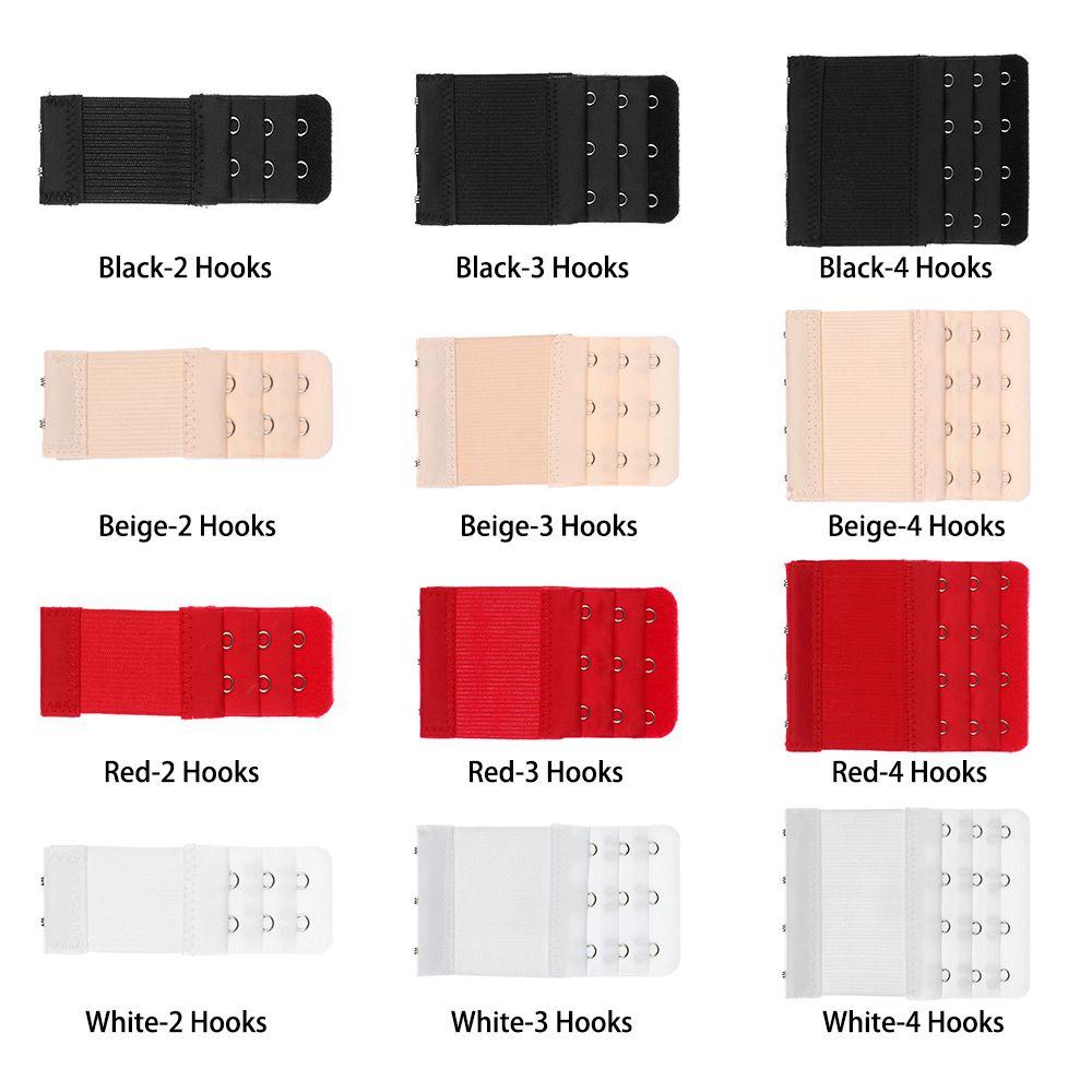 1/3Pcs Adjustable Women Bra Extender 2,3,4 Hook Brassiere Strap Buckle Bra Extension Maternity Underwear