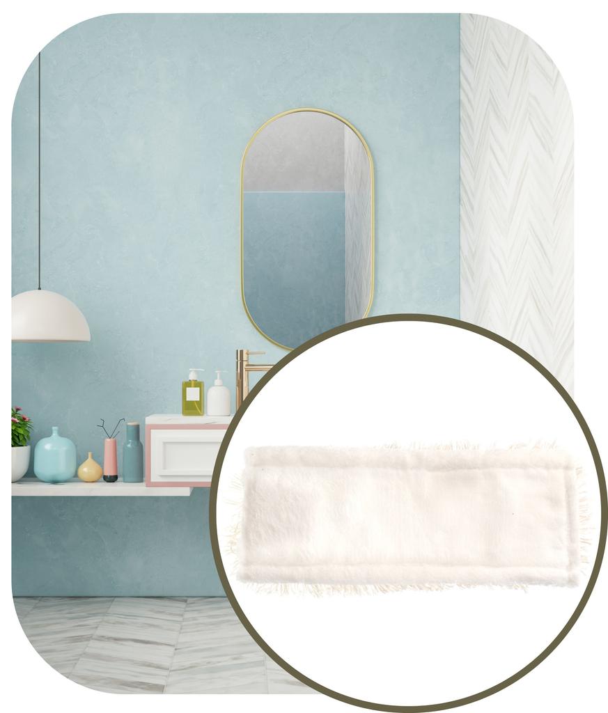 Mop Płaski Cliper 40Cm Mikrofaza Premium (Mmt40S)