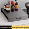 Gas Stove Shield & Countertop Organizer with Pot Base Stand & Induction Cooker Baffle