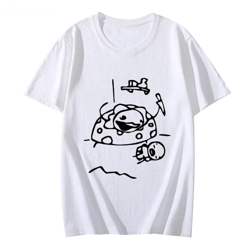 

Korean Fashion Sleeve Tops Aesthetic Clothing The Binding of Isaac Tshirt Hip Hop Harajuku Plus Size Tees Aesthetic Clothes S
