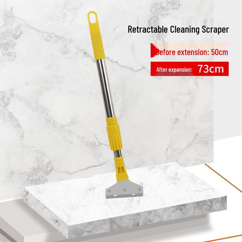 Telescopic Long Handle Heavy Duty Scraper for Grout and Glue Removal