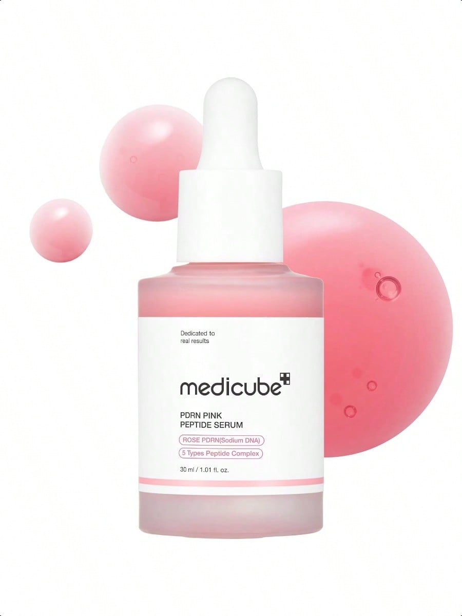 

Medicube PDRN Pink Peptide Serum 30ml/1.01 Oz, Pink Glow Serum, Hydrating & Moisturizing & Firming serum 30ml