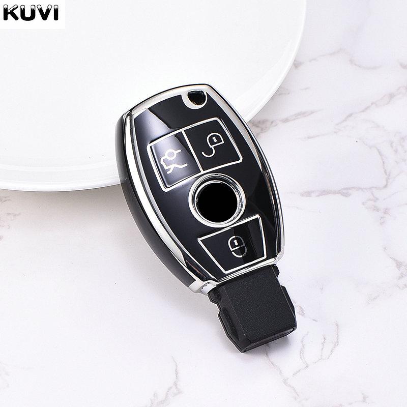 Tpu Car Remote Key Case Cover Shell Fob For Mercedes Benz A B C E R Class Gls Gla Glk Glc Cls Cla Amg W204 W205 W212 W463 W176