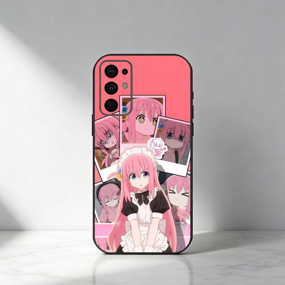B-t-R Anime Bocchi H-Hitori Gotou  Phone Case For Samsung S25,S24,S21,S22,S23,S20,Ultra,S26,Plus,Fe,Note,5G Black Cover