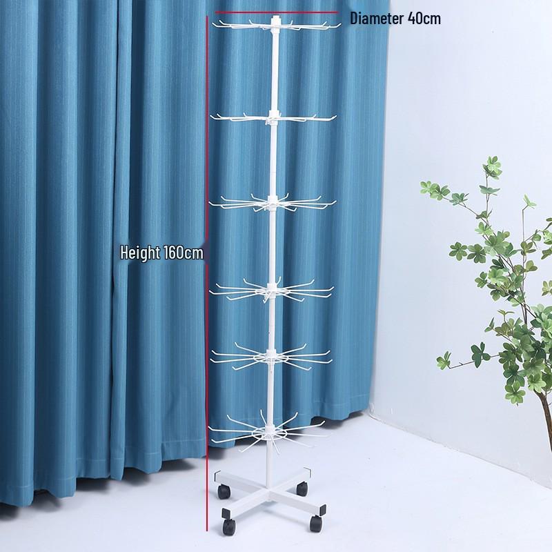 Rotating Detachable Three-Layer Jewelry Display Rack