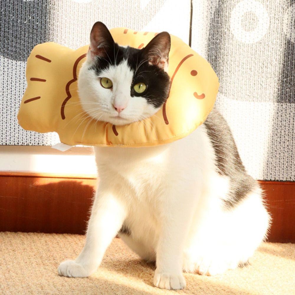 Fish Shape Cat Protective Collar Soft Dog Neck Cone Comfortable Cat Recovery Collar  For Puppy Dog