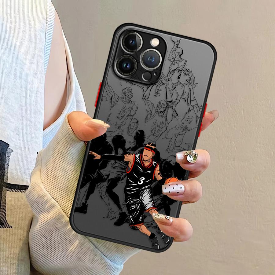 Basketball Star Cool Case for iPhone 17 Pro Max 13 Mini 7 8 SE Air 14 XS XR 11 15 16 Plus 12 Funda Back Phone Cover