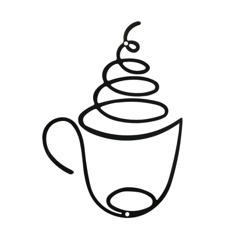Custom Iron Coffee Wall Art - Indoor Cafe Decoration