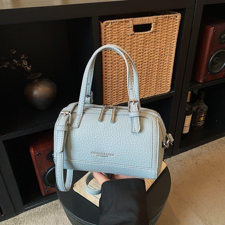 Lychee Pattern Mini Boston Bag Women's Shoulder Bag