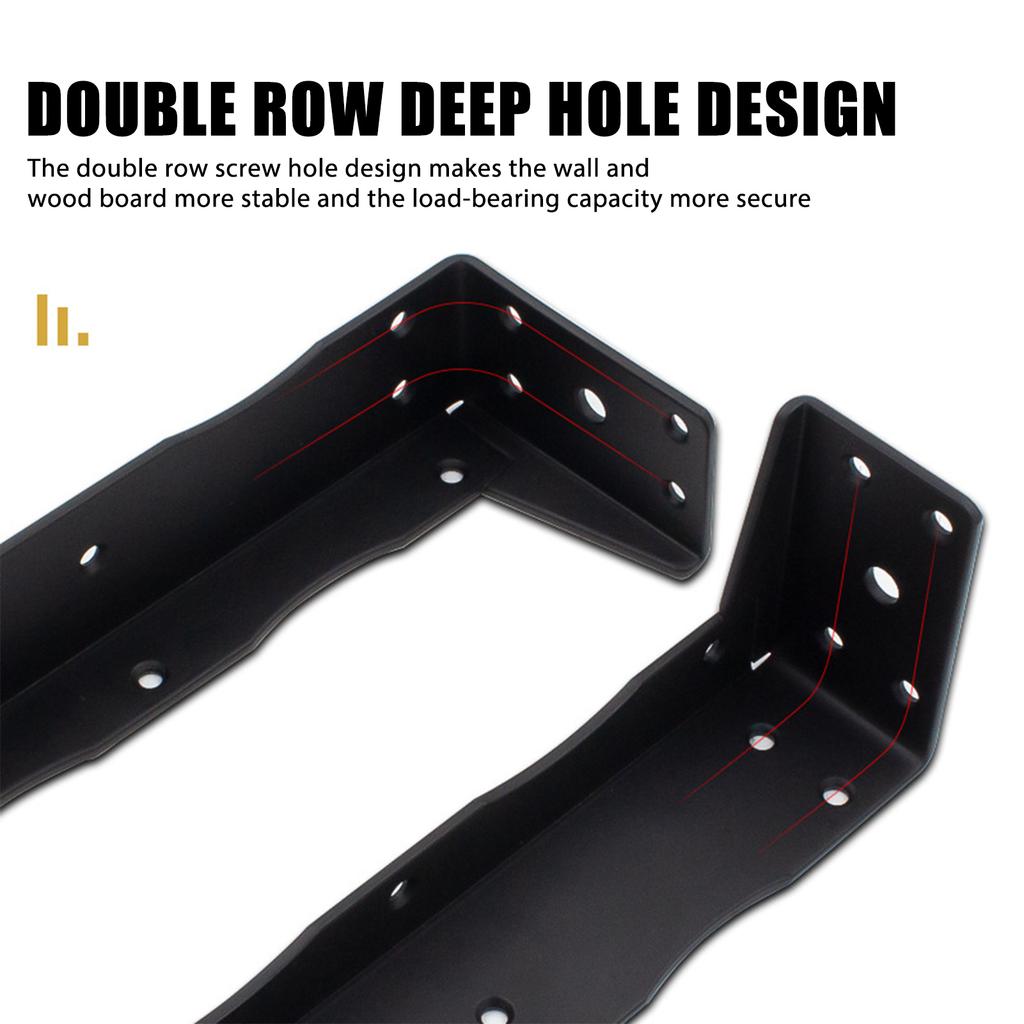 Heavy Duty Support L Shaped 90 Degree Right Angle Wall Support Tool for Shelf Bracket