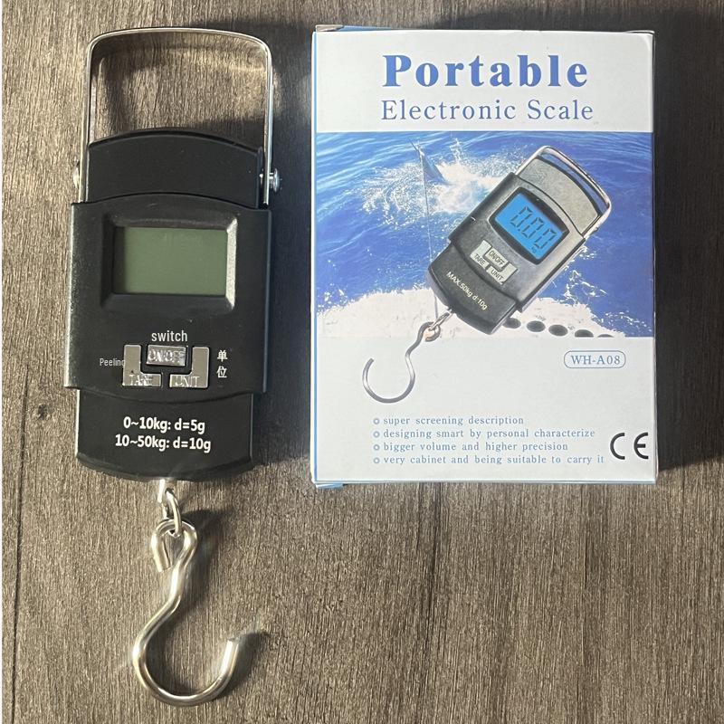 

Портативные высокоточные мини-электронные весы с выдвижным крюком - грузоподъемность 50 кг