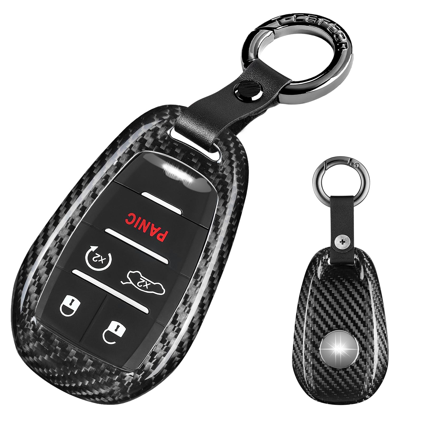 

[T-carbon] Key Case for Alfa Romeo New Giulia 952 Special 10*6*2cm чёрный