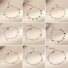 Elegant Geometric Heart Disc Bracelet - Fashionable Niche Design