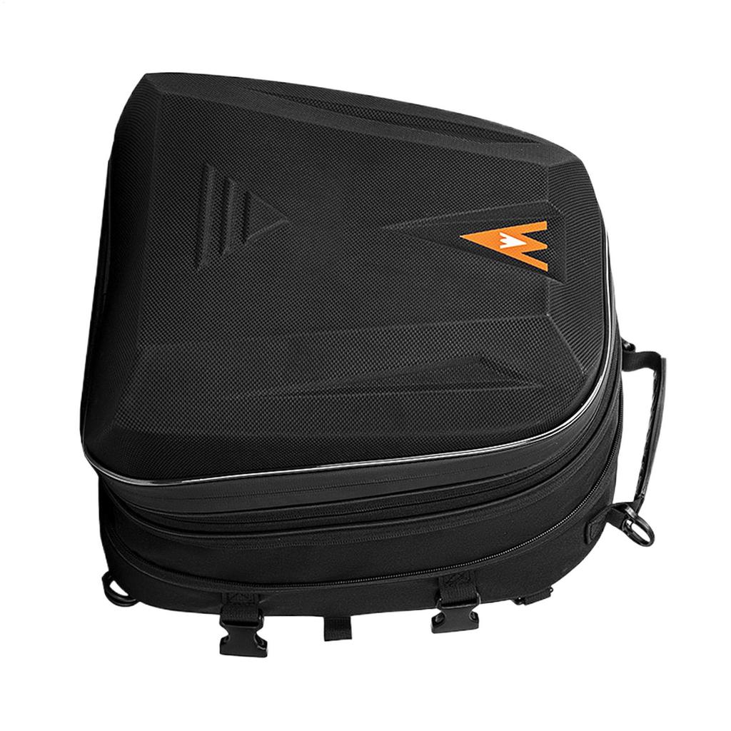Motorcycle Rear Seat Bag 20L-28L Expandable Handbag Waterproof Motorcycle Helmet Bag For Motorbike Scooter Dirt Bike Touring