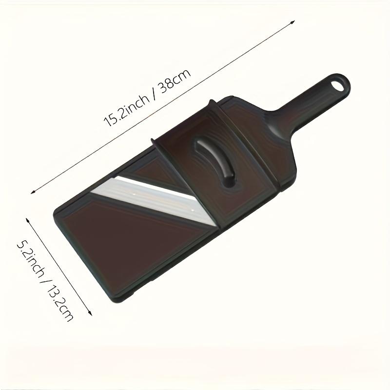 Large Stainless Steel Vegetable Slicer, Chopper , Manual Portable Blades for Cabbage, Onion, Potato, Carrot , Thin, Fluffy Green Smoothie