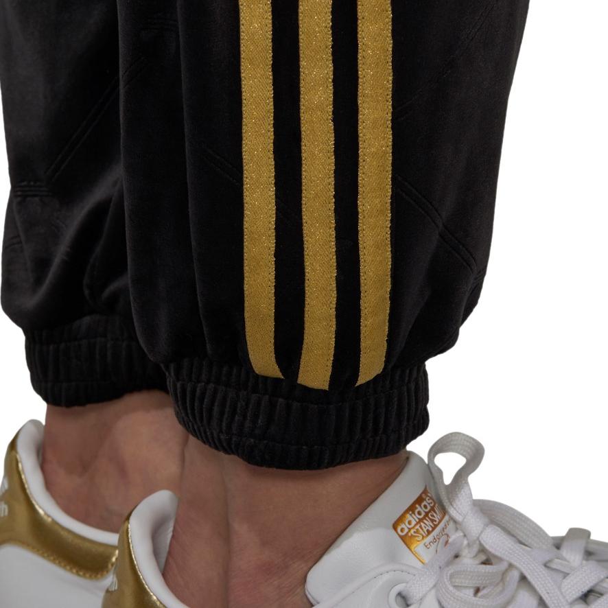 adidas Originals Velours Geprägtes Logo Bündchen Retro Sports Strickhose Damen Hosen H18023