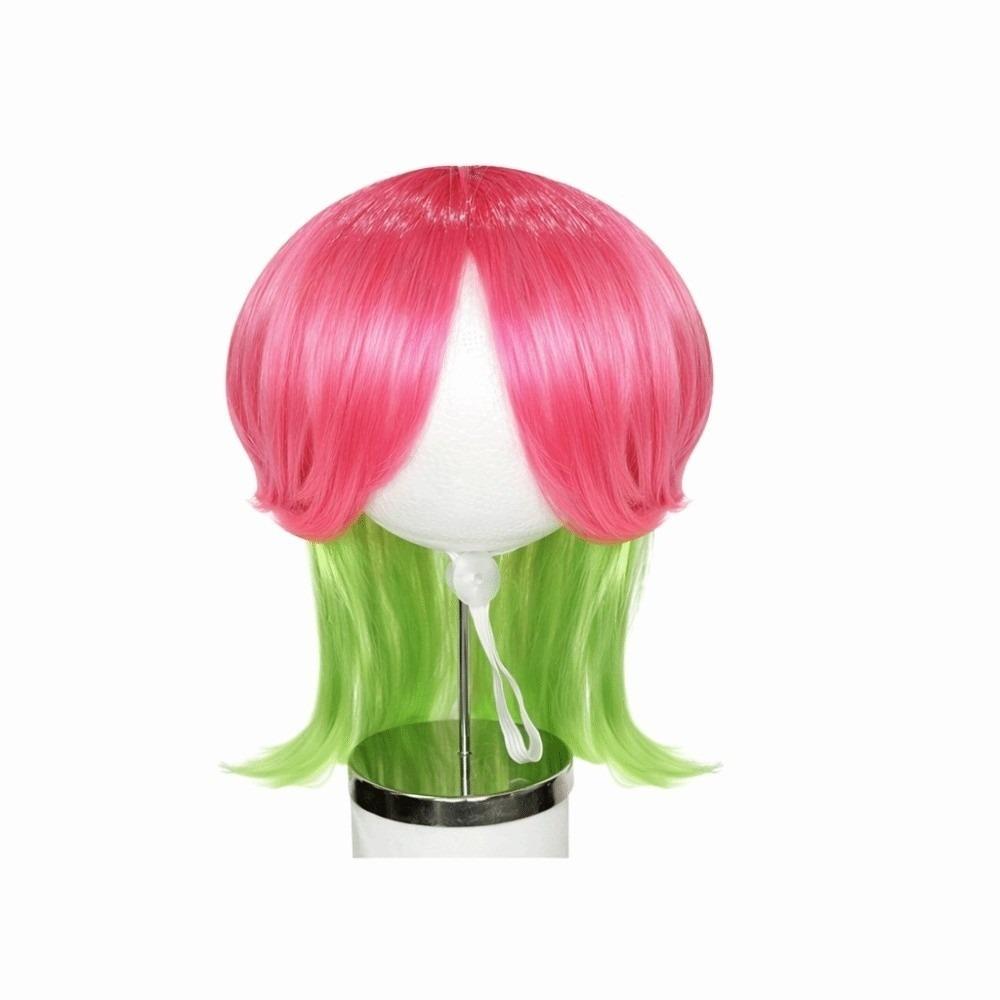 Comfortable To Wear Colorful Pet Wig Adjustable Fit Dogs Cats Cosplay Wigs  Dress Up Event