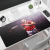 Rainy Day Soccer Action Large Mouse Pad Keyboard Mat Computer Desk Keyboard Mat Non-Slip Rubber Base Perfect Gift for Gamers