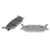Nissin Brand Brake Pads BRAKE PAD Premium Pads Semi-Metal, Part Number: A0300, 1 Set, 2 Pieces, Motorcycle