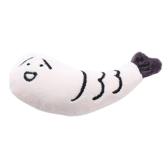 Eco-friendly Wear Resistant Cute Cat Plush Toy Teeth Grinding with Catnip Pet Accessories