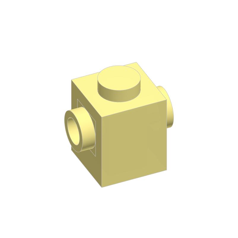 Non-Toxic 10Pcs 47905 1 X 1 With Studs On 2Sides Block Moc Accessories Compatible With Brick Diy Children'S Toy Assembly Part