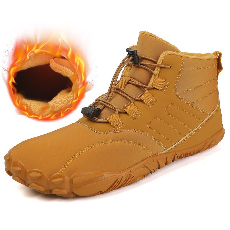 New outdoor cotton shoes men's and women's velvet warm boots wear-resistant non-slip snow boots winter thickened couple shoes