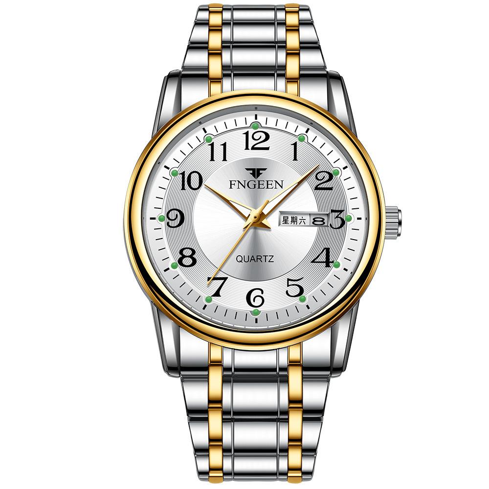 Men's Waterproof Luminous Running Alarm Clock Watch