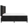 Box Spring Bed with Headboard Black 180 x 200 cm Velvet