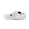 Crocs Classic Clog EVA Black Cat Small Fresh Fashion Cute Home Casual Beach School Style Hole Shoes Same for Men and Women White